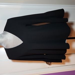 Tibi black blouse XS